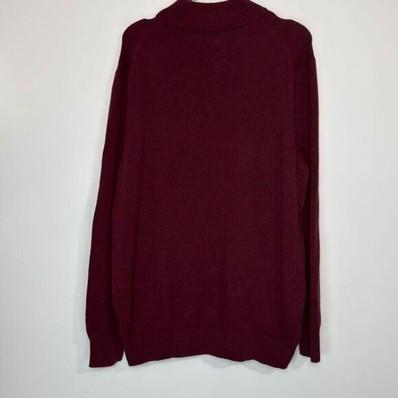 Vineyard Vines Men's Cotton Cashmere Quarter Zip Sweater L - Picture 3 of 5